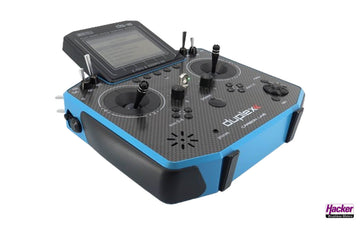 DS-16 II, Duplex 2.4EX, Multimode, Handheld Transmitter, Carbon Line Blue# 80001769