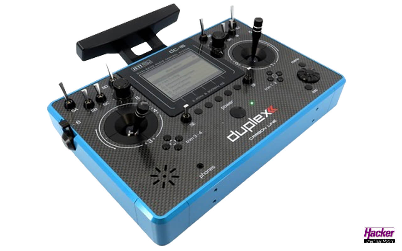 DC-16 II Pultsender Carbon Line Blue, Multimode, inkl. REX 10
