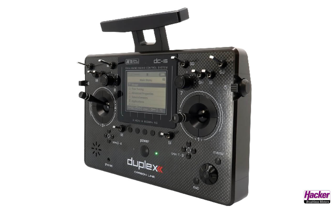 DC-16 II Pultsender Carbon Line Black, Multimode, inkl. REX 10