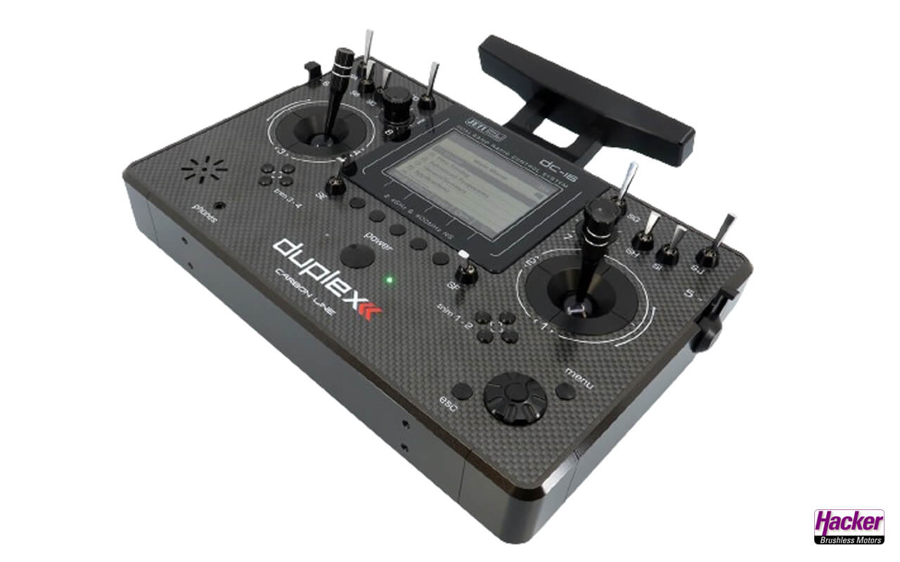 DC-16 II Pultsender Carbon Line Black, Multimode, inkl. REX 10