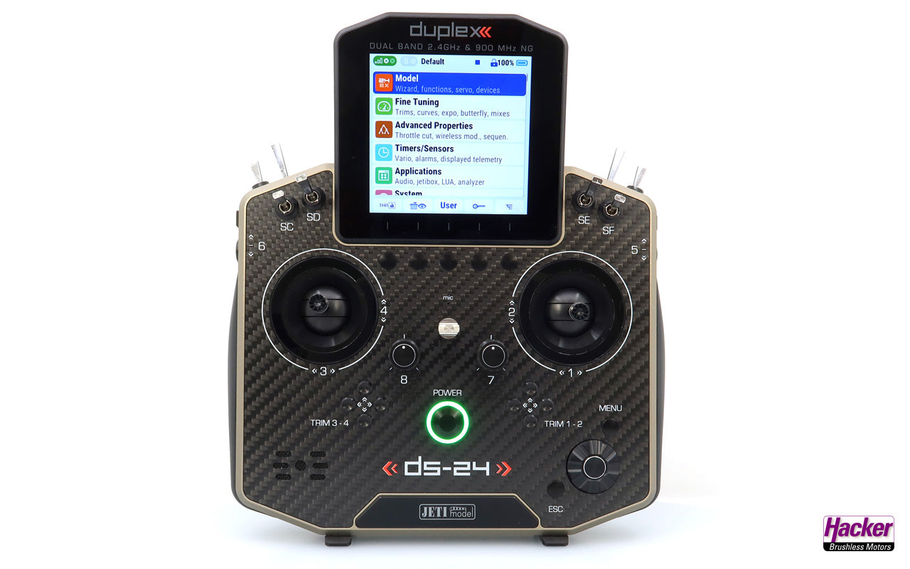 Handheld Transmitter DS-24 II Carbon Line Bronze, Hacker # 80001890