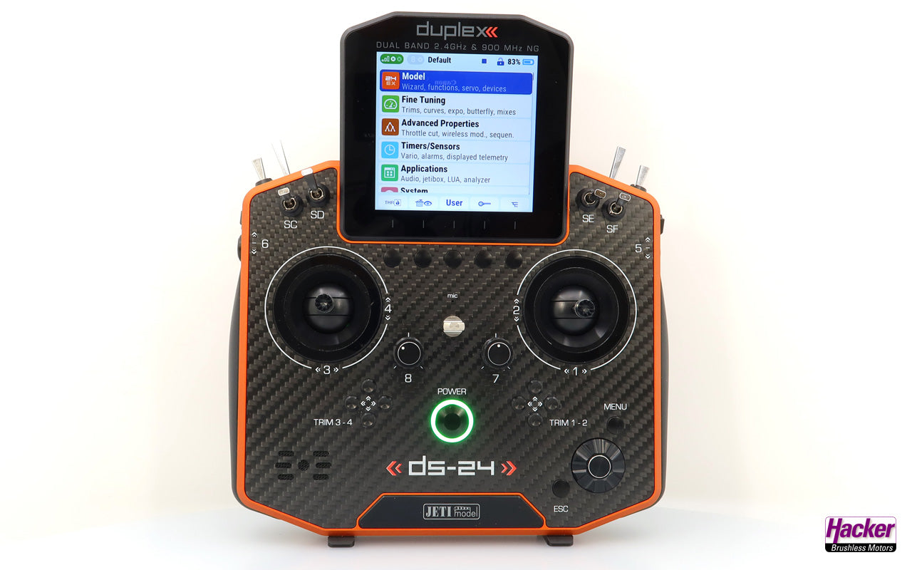 Handsender DS-24 II Carbon Line Orange, Hacker # 80001892