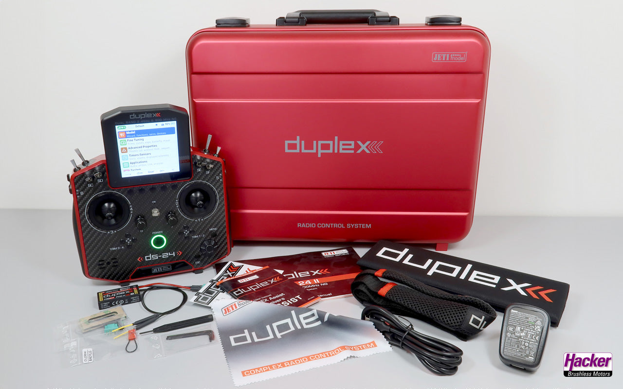 Handheld Transmitter DS-24 II Carbon Line Ruby, Hacker # 80001893