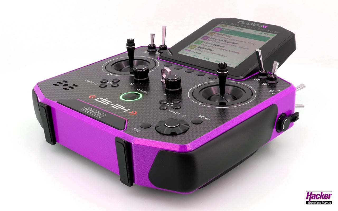Handsender DS-24 II Carbon Line Purple, Hacker # 80001895