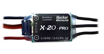 Hacker X-20 PRO Regler