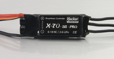 Hacker X-70 SB PRO Regler, S-BEC-Version