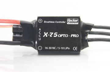 Hacker X-75 OPTO PRO Regler (16-30NC / 5-10 LiPo)