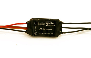 Hacker X-5 Pro Brushless Regler (5-10NC/2-3LiPo)