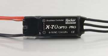 Hacker X-70 OPTO PRO Regler, (8-18NC, 2-6 LiPo)