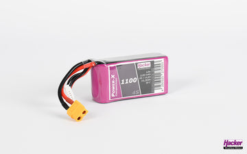 LiPo-Akku TF Power-X 1100mAh 4S Competition, 14.8V, 50C, 65x38x23mm, 115g