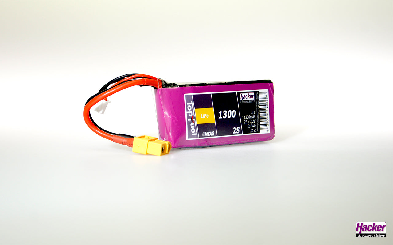 --LiFe--Akku TF ECO-X MTAG, 2S/1300mAh, 6.6V, 30C, 72x36x20mm, 93g