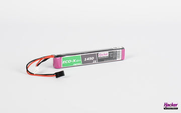 LiPo-Akku TF ECO-X, MTAG, 7.4V, 1450mAh, 2S-slim, RX, 20C,125x20x14, 70,5g