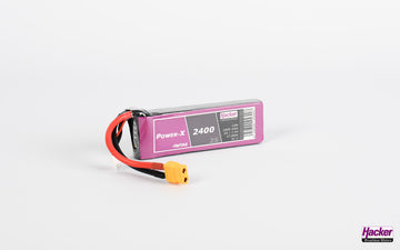 LiPo-Akku TF Power-X MTAG, 2S/2400mAh, 7.4V, 35C, Hacker, 108x34x18, 144g