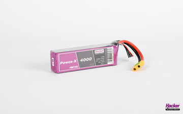 LiPo-Akku TF Power-X MTAG, 4S/4000mAh, 14.8V, 35C, Hacker, 140x42x32, 397g