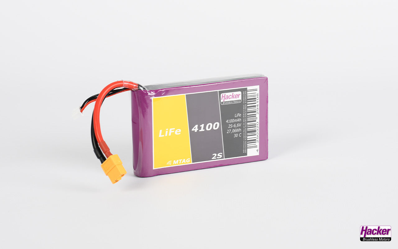--LiFe--Akku TF ECO-X MTAG, 2S/4100mAh, 6.6V, 30C, 110x64x17mm, 242g