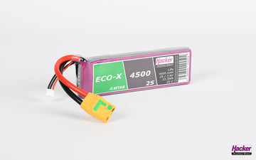 LiPo-Akku TF ECO-X MTAG, 2S/4500mAh, 7.4V, 20C, Hacker, 140x43x17mm, 233g