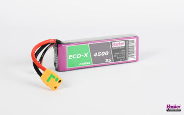 LiPo-Akku TF ECO-X MTAG, 3S/4500mAh, 11.1V, 25C, Hacker, 140x43x25mm, 327g