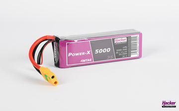 LiPo-Akku TF Power-X MTAG, 3S/5000mAh, 11.1V, 35C, Hacker, 140x43x33, 418g