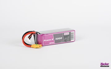 LiPo-Akku TF Power-X MTAG, 5S/5000mAh, 18.5V, 35C, Hacker, 142x43x52, 665g