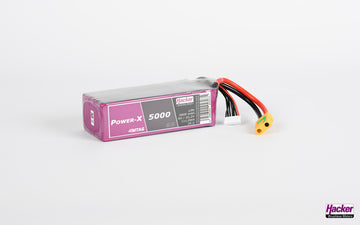 LiPo-Akku TF Power-X MTAG, 6S/5000mAh, 22.2V, 35C, Hacker, 142x43x60, 800g