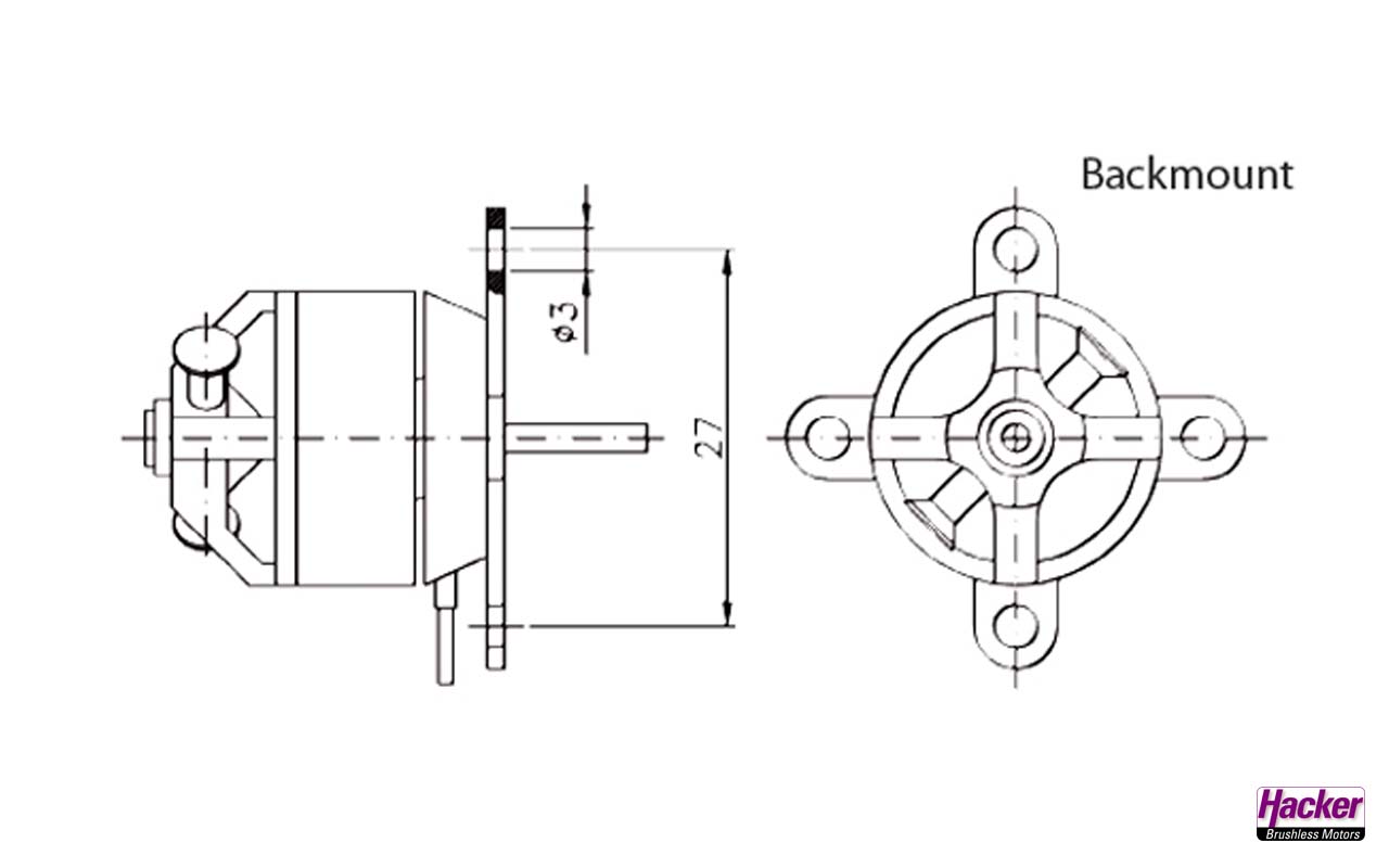 Hacker A10-9L, 1700 RPM/Volt