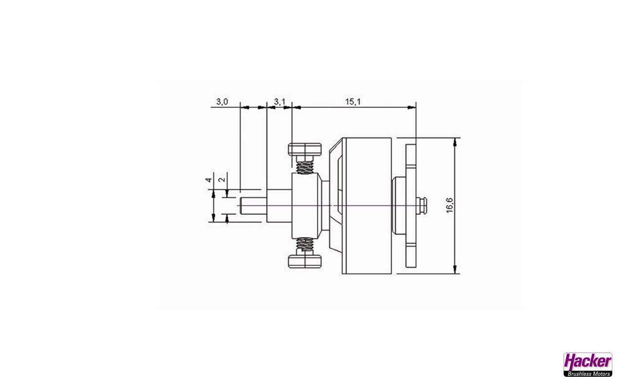 Hacker A05-10S, 4200 U/Volt, # 97130510