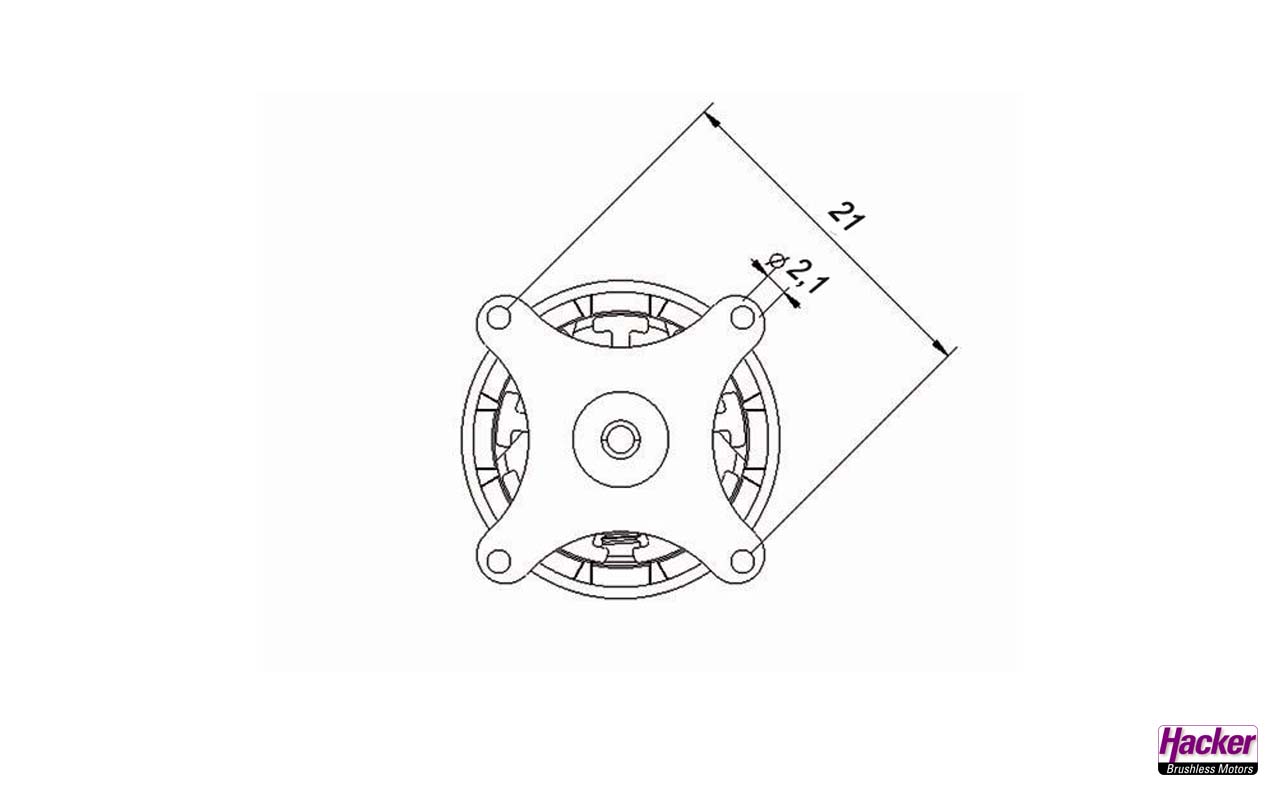 Hacker A05-13S, 3200 U/Volt, # 97130513