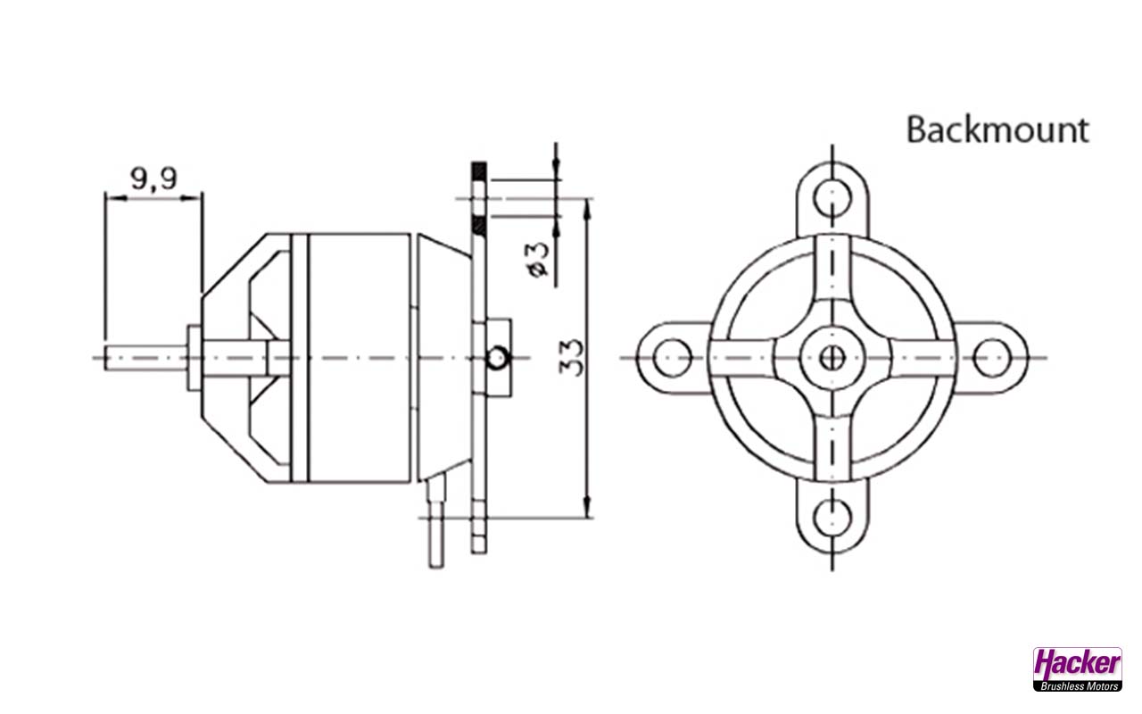 Hacker A20-20L EVO, 1022 RPM/Volt