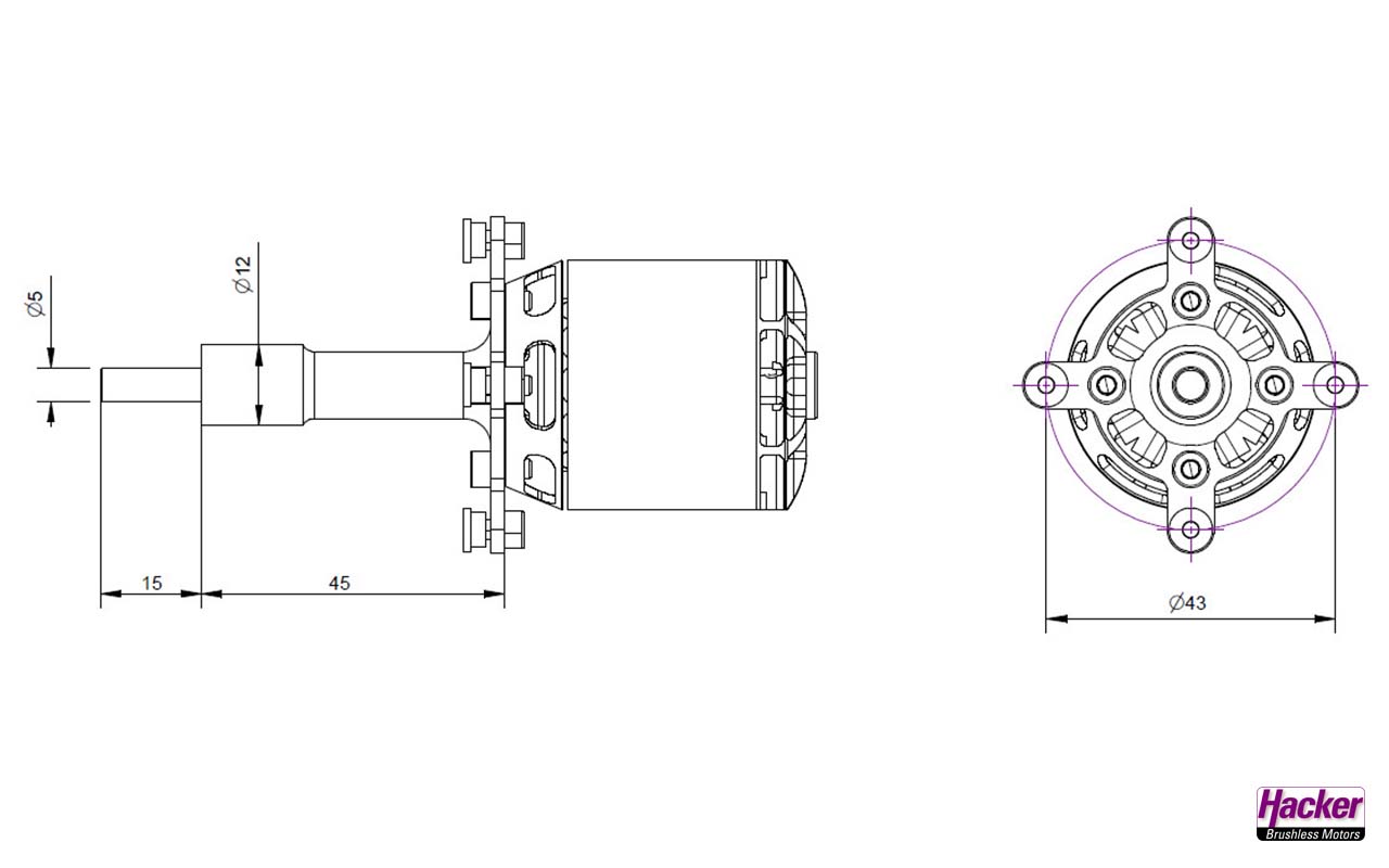 A30 Glider Conversion Kit for slim fuselages, Hacker # 97830029