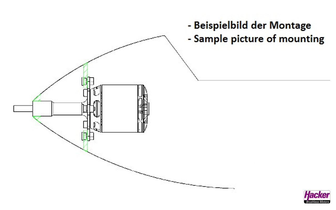 A40-Glider Conversion Kit für schlanke Rümpfe, Hacker # 97840029