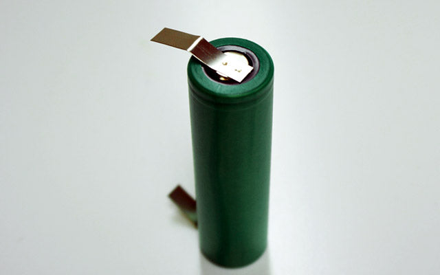 Li-Ion battery with solder tag, 2600mAh, 30A (PU 2), Hacker # A43046, 65x18mm, 44g