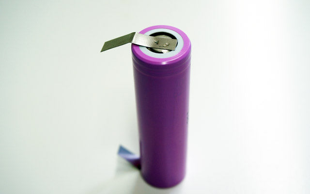 Li-ion battery with solder tag, 3000mAh, 15A, (PU 2), Hacker # A43051, 65x18mm, 48g