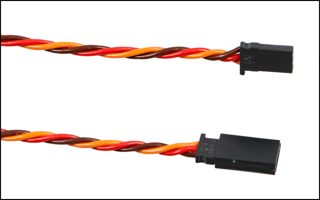 Servoverlängerungskabel 3 x 0,34mm² verdrillt, 10 - 180cm lang