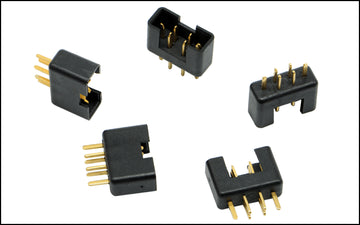 EMC-Hochstromstecker (schwarz), max. 100A Impuls, VE 5, # A85005