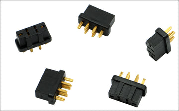 EMC High Current Socket, PU 5, max. 100A pulse, 6 pins with double contacts
