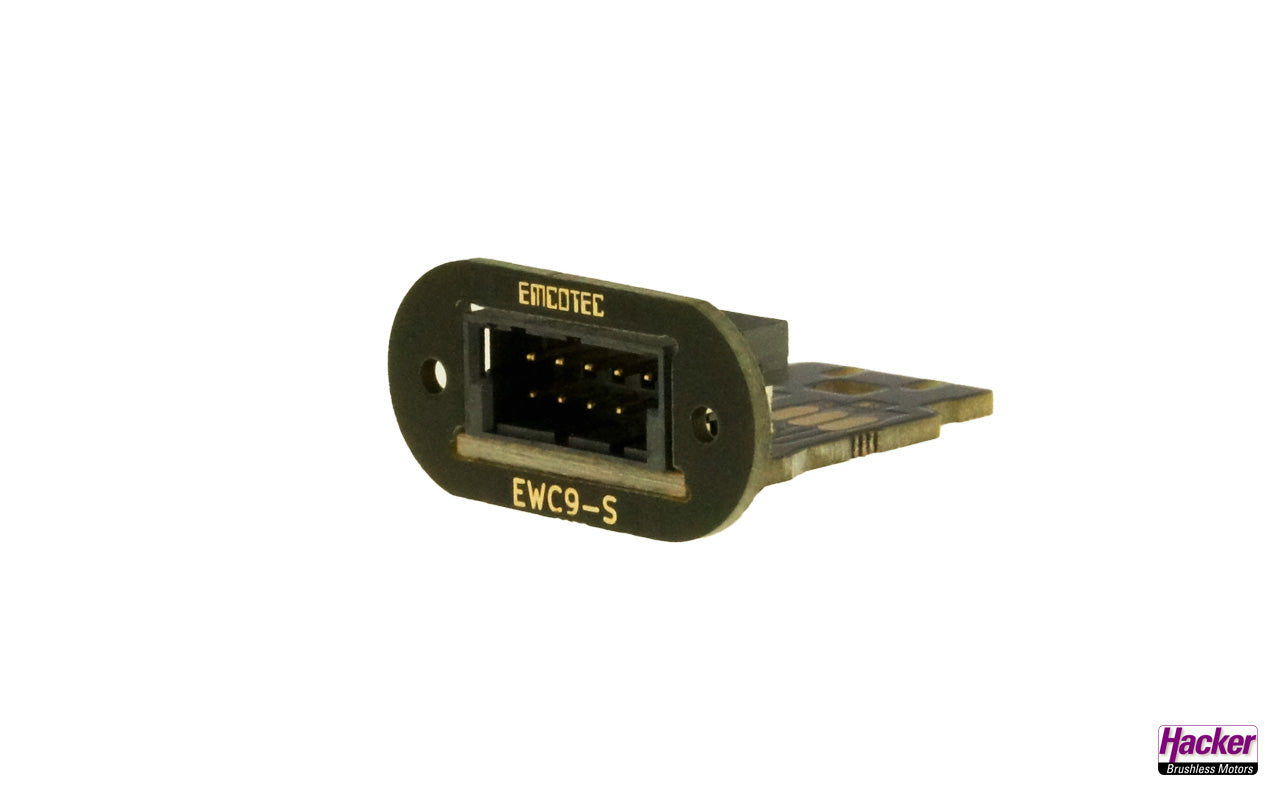 EWC9-S-Flächenstecker, für 3 Servostecker, zum löten, Hacker # A85116