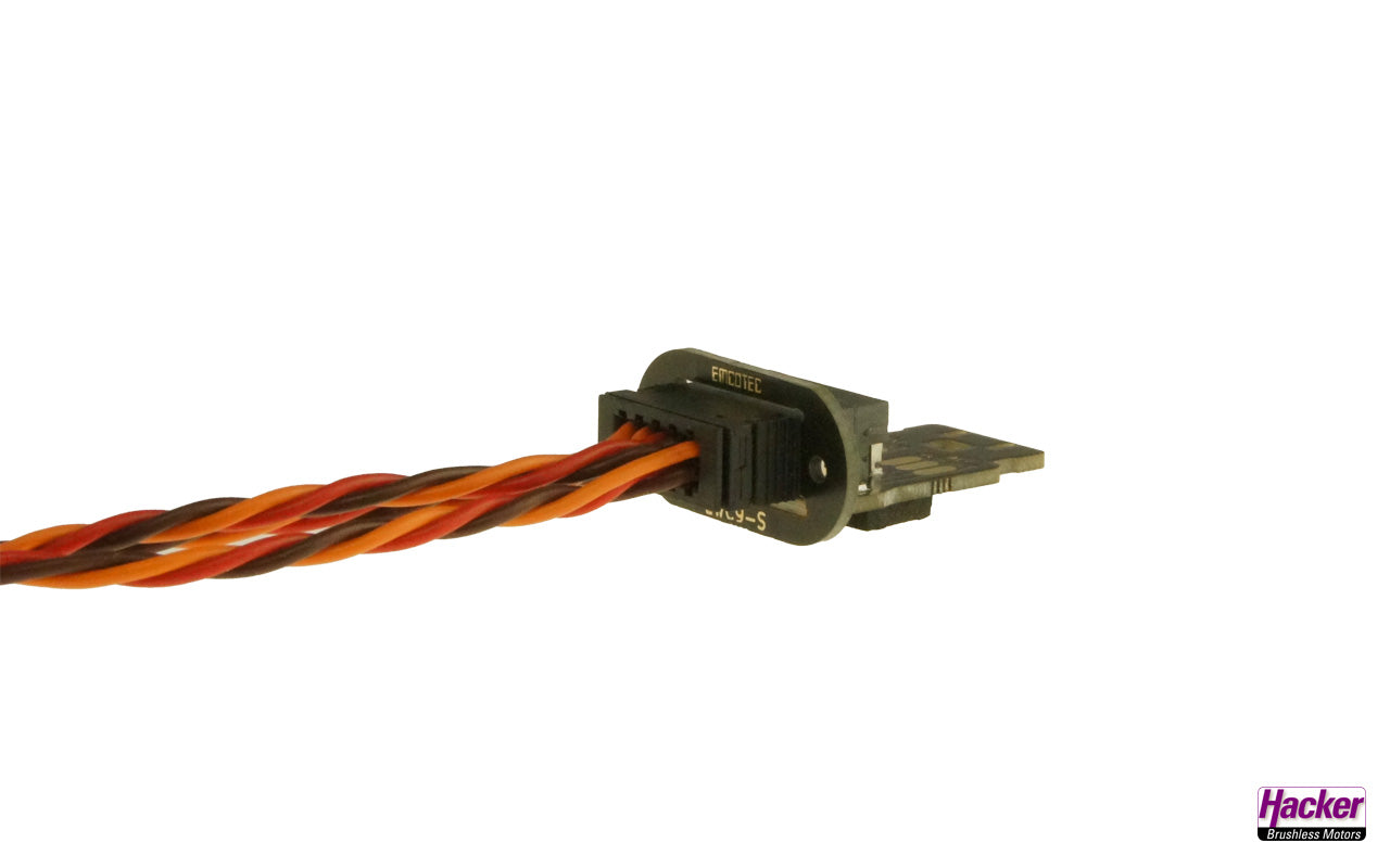 EWC9-S-Flächenstecker, für 3 Servostecker, zum löten, Hacker # A85116