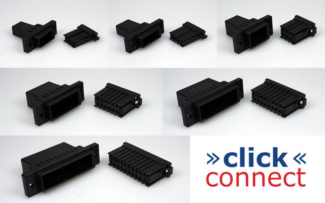 Click-Connect 2- to 20-pin for various cross-sections