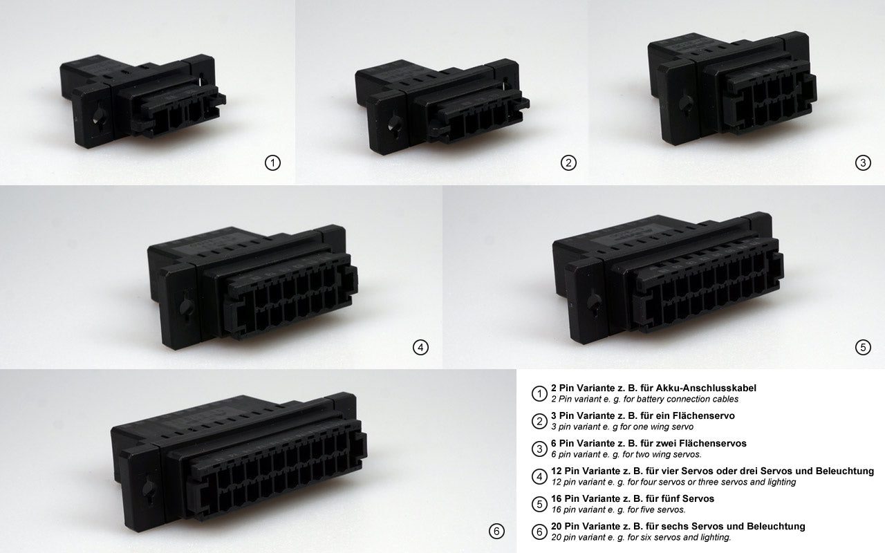 Click-Connect 2- to 20-pin for various cross-sections