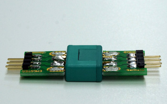 MPX-Steckverbinder mit JR/FUT Stiftleiste, Stecker, Buchse und Rahmen