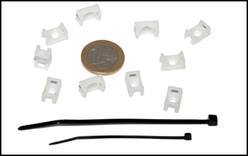 Sockel mit Schraubbefestigung M3, bis 3mm (10er Pack), # A86055
