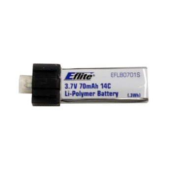 E-flite LiPo Akku 1S/70mAh, 14C, Horizon # EFLB0701S