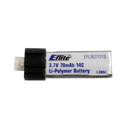 E-flite LiPo Akku 1S/70mAh, 14C, Horizon # EFLB0701S