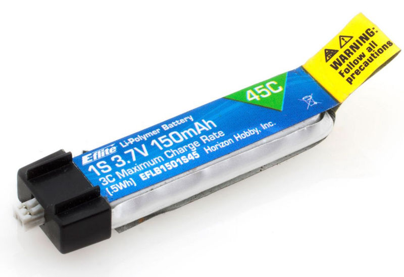 Lipo-Akku für M.-Mustang, MSR, 150mAh 3.7V 45C, Horizon # EFLB1501S45