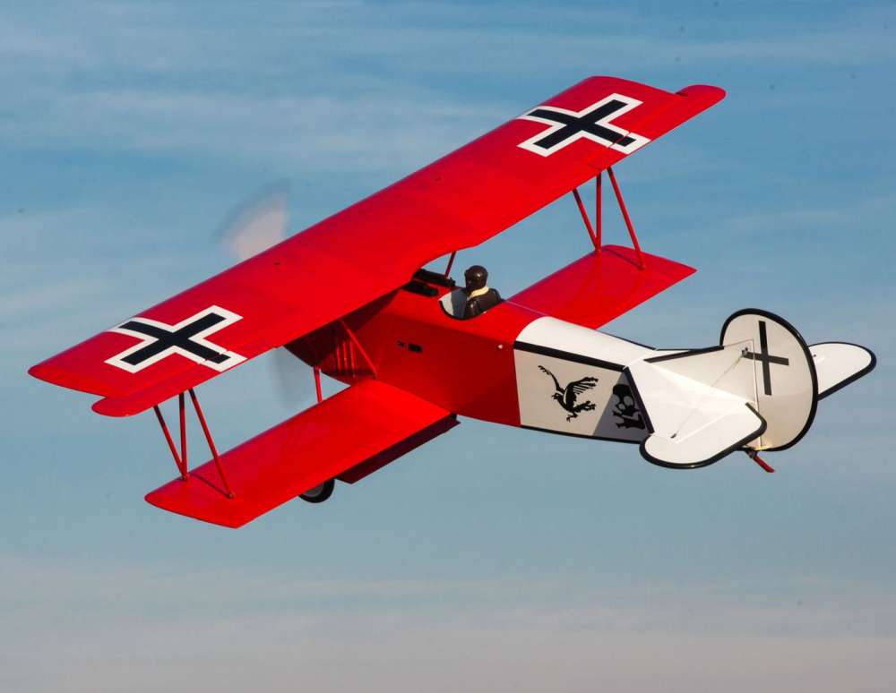Fokker D.VII, Spw. 2210mm, 30-60cc, ARF, # HAN2890 - Speditionsversand!!!