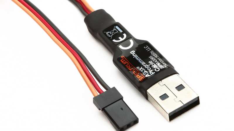 Spektrum AS3X Programming Cable for USB Port, Horizon # SPMA3065