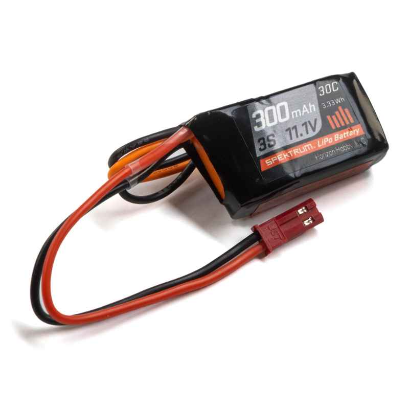 LiPo Battery 3S 300mAh, 11.1V with BEC Connector, Horizon # SPMX3003SJ30