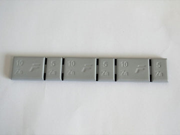Trimmgewichte selbstklebend Zink beschichtet, 3x 5g und 3x 10g (45g Gesamt)