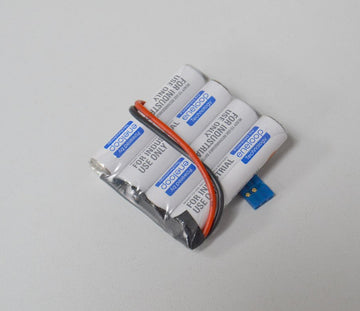 4-er Pack (Flach) Panasonic ENELOOP 800mA, Empfängerakku m. 2x0.5mm² JR-Anschl.