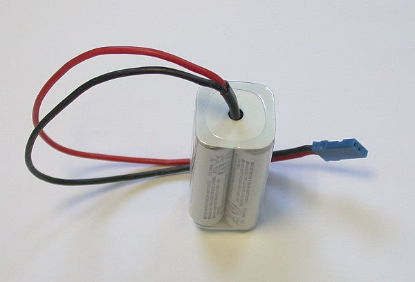 4-pack (cube) Panasonic ENELOOP 800mA, receiver battery with 2x0.5mm² JR connector.